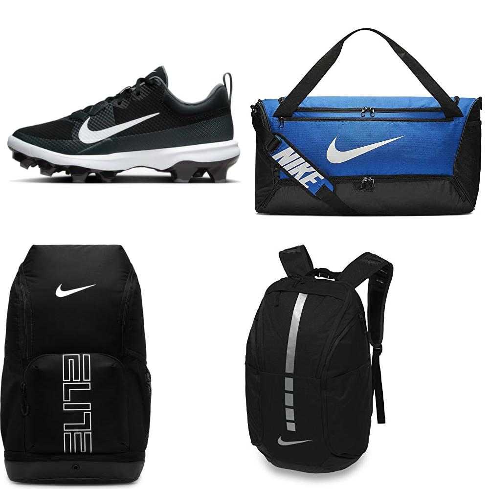 Nike Gear Overview: Baseball Cleats, Duffle Bags, and Backpacks Review